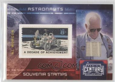 2010 Panini Century Collection - Souvenir Stamps Astronauts - 8 Cent Moon Rover Stamp Materials #4 - Al Worden /100 [Noted]