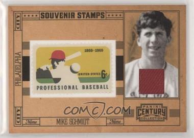 2010 Panini Century Collection - Souvenir Stamps Baseball - 6 Cent Professional Baseball 1869-1969 Stamp Materials #20 - Mike Schmidt /14