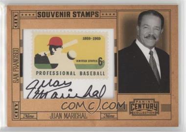 2010 Panini Century Collection - Souvenir Stamps Baseball - 6 Cent Professional Baseball 1869-1969 Stamp Signatures #49 - Juan Marichal /27