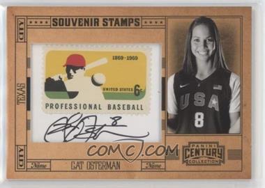 2010 Panini Century Collection - Souvenir Stamps Baseball - 6 Cent Professional Baseball 1869-1969 Stamp Signatures #6 - Cat Osterman /50