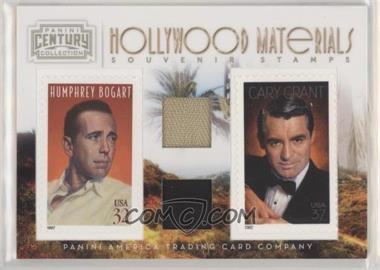 2010 Panini Century Collection - Souvenir Stamps Hollywood Combos Two Subjects - Two Stamps Materials #10 - Cary Grant, Humphrey Bogart /250