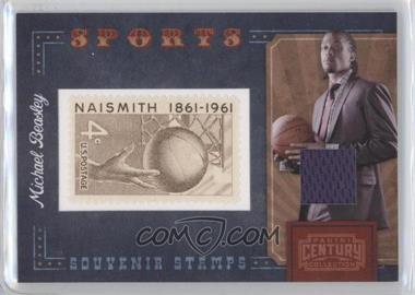 2010 Panini Century Collection - Souvenir Stamps Sports - Version 1 Materials #4 - Michael Beasley /250