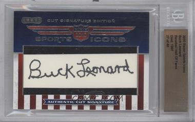 2010 Razor Sports Icons Cut Signature Edition - [Base] #_BULE - Buck Leonard