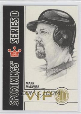 2010 Sportkings - National Convention VIP Series D #VIP-16 - Mark McGwire