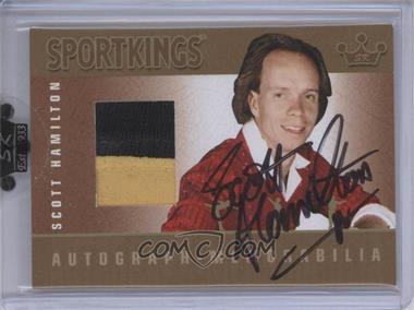 2010 Sportkings Series D - Autograph - Memorabilia - Gold #AM-SH3 - Scott Hamilton [Uncirculated]