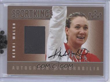 2010 Sportkings Series D - Autograph - Memorabilia - Silver #AM-KWA1 - Kerri Walsh