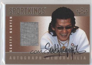 2010 Sportkings Series D - Autograph - Memorabilia - Silver #AM-SN1 - Scotty Nguyen