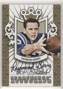 2010 Sportkings Series D - Autographs - Gold #A-RBE1 - Raymond Berry