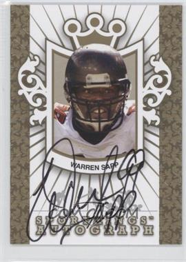 2010 Sportkings Series D - Autographs - Gold #A-WS2 - Warren Sapp