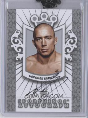 2010 Sportkings Series D - Autographs - Silver #A-GSP1 - Georges St-Pierre