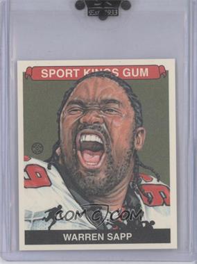 2010 Sportkings Series D - [Base] - Mini #175 - Warren Sapp [Uncirculated]