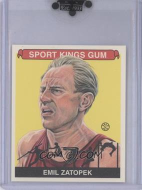 2010 Sportkings Series D - [Base] - Mini #196 - Emil Zatopek [Uncirculated]