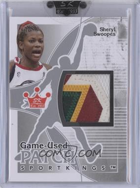 2010 Sportkings Series D - Game-Used Patch - Silver #P-04 - Sheryl Swoopes [Uncirculated]