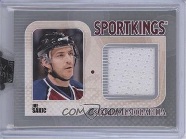 2010 Sportkings Series D - Single Memorabilia - Silver #SM-13 - Joe Sakic [Uncirculated]