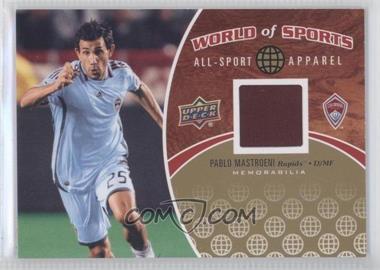 2010 Upper Deck World of Sports - All-Sport Apparel #ASA-28 - Pablo Mastroeni