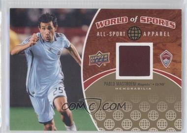 2010 Upper Deck World of Sports - All-Sport Apparel #ASA-28 - Pablo Mastroeni