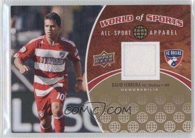 2010 Upper Deck World of Sports - All-Sport Apparel #ASA-31 - David Ferreira