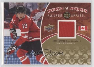 2010 Upper Deck World of Sports - All-Sport Apparel #ASA-33 - John Tavares