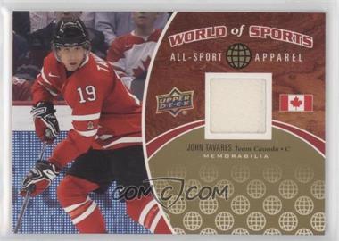 2010 Upper Deck World of Sports - All-Sport Apparel #ASA-33 - John Tavares