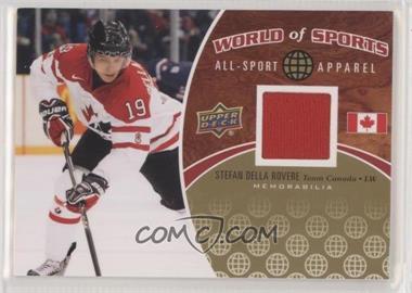 2010 Upper Deck World of Sports - All-Sport Apparel #ASA-38 - Stefan Della Rovere