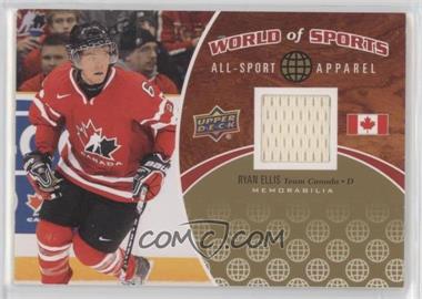 2010 Upper Deck World of Sports - All-Sport Apparel #ASA-39 - Ryan Ellis