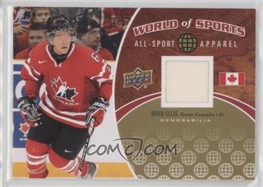 2010 Upper Deck World of Sports - All-Sport Apparel #ASA-39 - Ryan Ellis