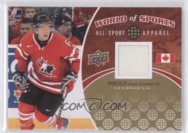 2010 Upper Deck World of Sports - All-Sport Apparel #ASA-39 - Ryan Ellis