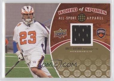 2010 Upper Deck World of Sports - All-Sport Apparel #ASA-42 - Brett Queener