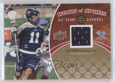 2010 Upper Deck World of Sports - All-Sport Apparel #ASA-54 - Kyle Dixon