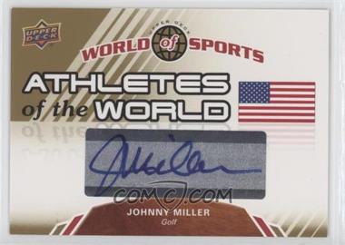 2010 Upper Deck World of Sports - Athletes of the World #AW-37 - Johnny Miller