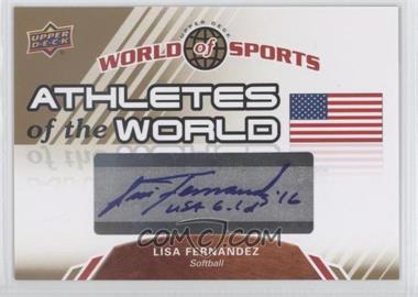 2010 Upper Deck World of Sports - Athletes of the World #AW-45 - Lisa Fernandez