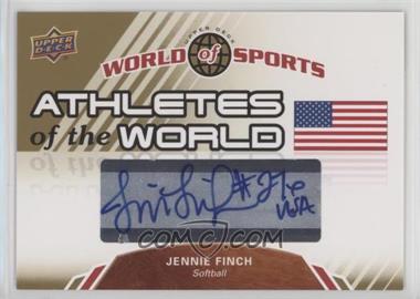 2010 Upper Deck World of Sports - Athletes of the World #AW-46 - Jennie Finch