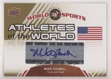 2010 Upper Deck World of Sports - Athletes of the World #AW-47 - Mike Powell