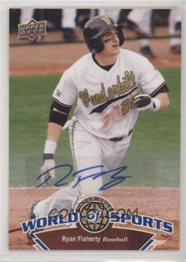 2010 Upper Deck World of Sports - [Base] - Autographs #148 - Ryan Flaherty