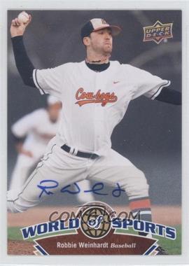 2010 Upper Deck World of Sports - [Base] - Autographs #149 - Robbie Weinhardt