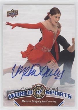 2010 Upper Deck World of Sports - [Base] - Autographs #227 - Melissa Gregory