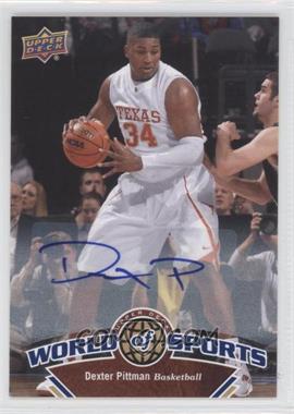 2010 Upper Deck World of Sports - [Base] - Autographs #45 - Dexter Pittman