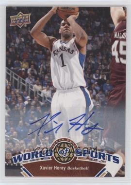 2010 Upper Deck World of Sports - [Base] - Autographs #53 - Xavier Henry