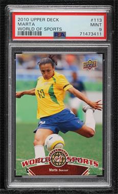 2010 Upper Deck World of Sports - [Base] #113 - Marta [PSA 9 MINT]