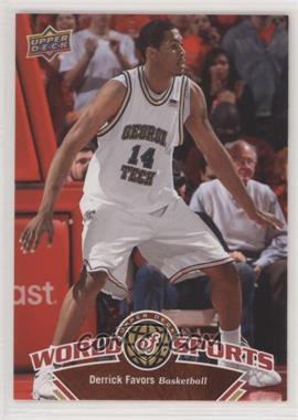 2010 Upper Deck World of Sports - [Base] #333 - Derrick Favors [EX to NM]