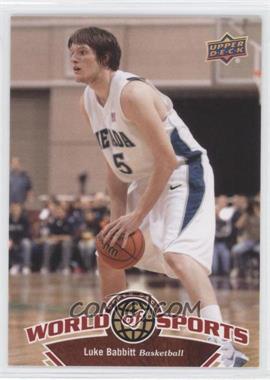 2010 Upper Deck World of Sports - [Base] #36 - Luke Babbitt