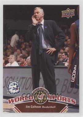 2010 Upper Deck World of Sports - [Base] #363 - Jim Calhoun