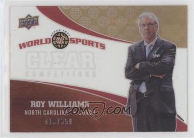 2010 Upper Deck World of Sports - Clear Competitors #CC-11 - Roy Williams /550