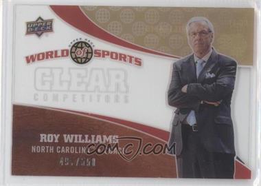 2010 Upper Deck World of Sports - Clear Competitors #CC-11 - Roy Williams /550