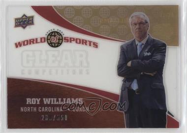 2010 Upper Deck World of Sports - Clear Competitors #CC-11 - Roy Williams /550