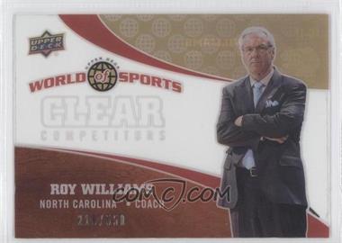 2010 Upper Deck World of Sports - Clear Competitors #CC-11 - Roy Williams /550