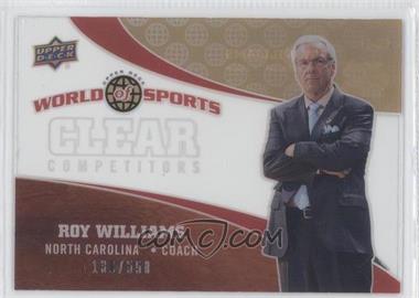 2010 Upper Deck World of Sports - Clear Competitors #CC-11 - Roy Williams /550