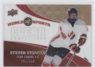 2010 Upper Deck World of Sports - Clear Competitors #CC-22 - Steven Stamkos /550