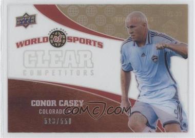 2010 Upper Deck World of Sports - Clear Competitors #CC-25 - Conor Casey /550