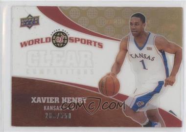 2010 Upper Deck World of Sports - Clear Competitors #CC-8 - Xavier Henry /550 [EX to NM]